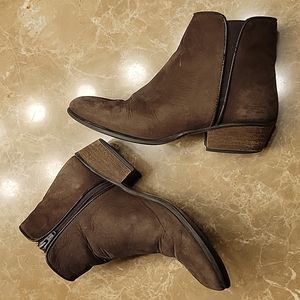 Steve Madden Brown Leather Ankle Boots,  8M